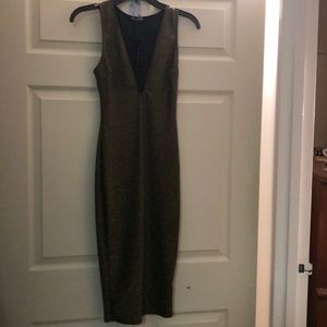 Below the knee glitter dress